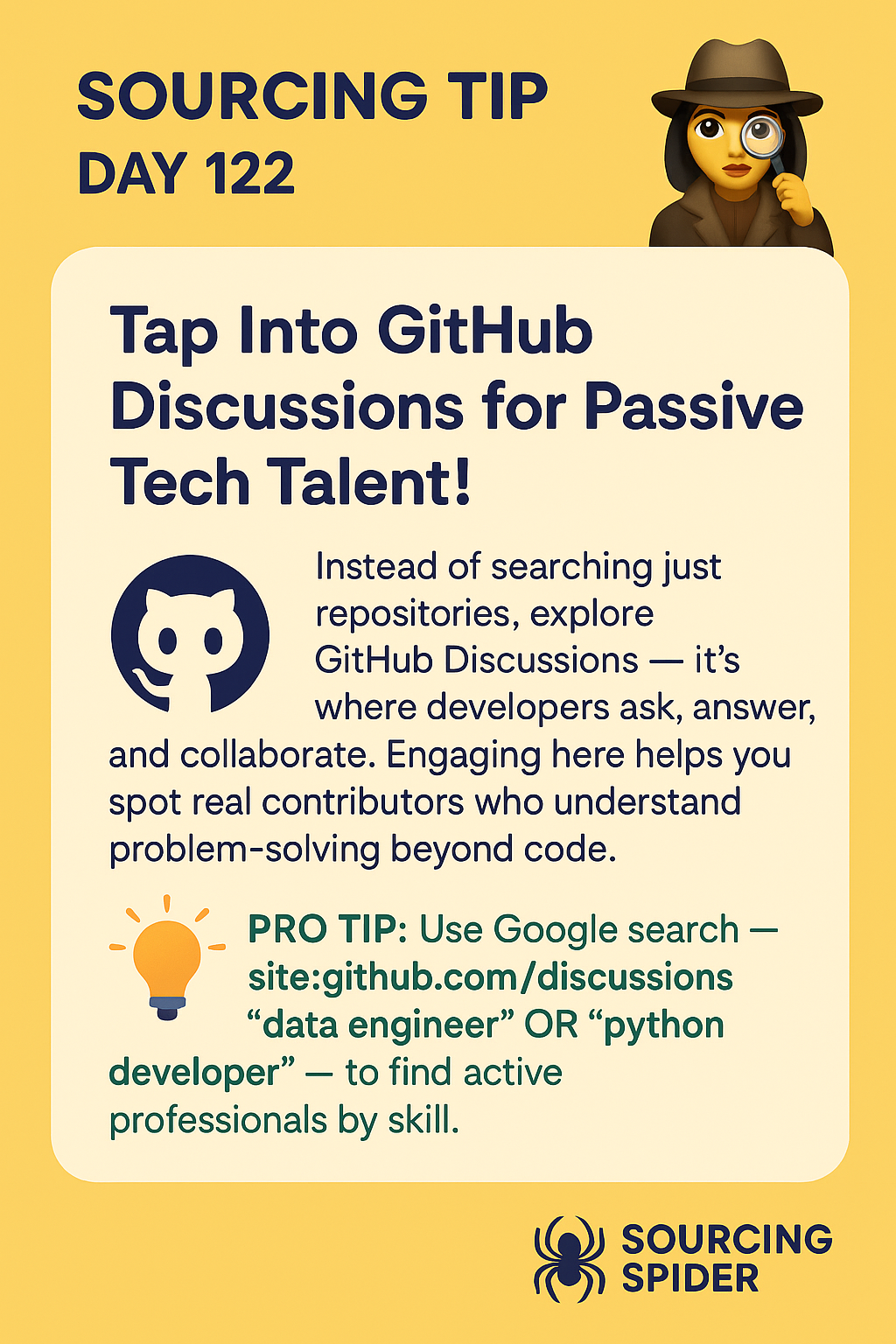 SourcingTip- Day 122- Tap into GitHub Discussion for Passive Tech ...